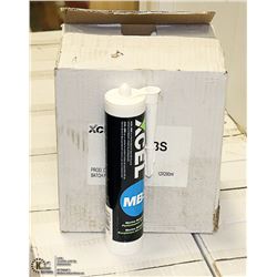 XCEL MBS:WHITE MARINE BOND & SEAL 12 TUBES PER BOX