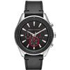 Image 1 : NEW ARMANI BLACK 46MM DIAL TRIPLE CHRONO MSRP $283