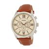 Image 1 : NEW FOSSIL TRIPLE CHRONO LEATHER BAND MSRP $199