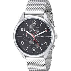 NEW MICHAEL KORS 3-CHRONO BLACK DIAL MSRP$341