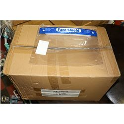 CASE OF 140 DIRECT SPLASH PROTECTION FACE SHIELDS