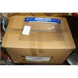 CASE OF 140 DIRECT SPLASH PROTECTION FACE SHIELDS