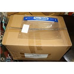 CASE OF 140 DIRECT SPLASH PROTECTION FACE SHIELDS