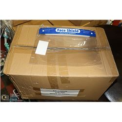 CASE OF 140 DIRECT SPLASH PROTECTION FACE SHIELDS