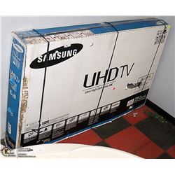 75" SAMASUNG 4K SERIES FLAT SCREEN T.V DAMAGED