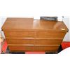 Image 1 : 6 DRAWER MID CENTURY DRESSER, 46 X 16 X 29