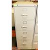 Image 1 : 4 DRAWER FILING CABINET NO KEYS.