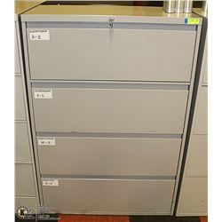 4 DRAWER FILING CABINET WITH KEYS