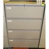 Image 1 : 4 DRAWER FILING CABINET WITH KEYS