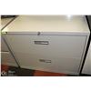 Image 1 : 2 DRAWER FILING CABINET- WITH KEY 36" X 18" X 28"