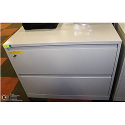 2 DRAWER FILING CABINET WITH KEYS  36" X 18" X 28"