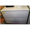 Image 1 : 2 DRAWER FILING CABINET WITH KEYS  36" X 18" X 28"