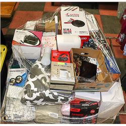 PALLET OF STORE RETURNS, MAY REQUIRE REPAIR OR