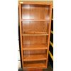 Image 1 : LOT OF 2 BOOK SHELFS SOLD AS IS, 30 X 12 X 71