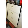 Image 1 : 4 DRAWER FILING CABINET NO KEYS, 36 X 18 X 52