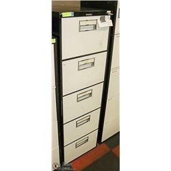 3 DRAWER FILING CABINET WITH KEYS, 18 X 29 X 58