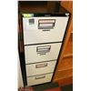 Image 1 : 4 DRAWER FILING CABINET WITH KEYS, 18 X 29 X 58