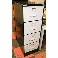 4 DRAWER FILING CABINET WITH KEYS, 18 X 29 X 58