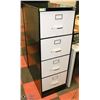 Image 1 : 4 DRAWER FILING CABINET WITH KEYS, 18 X 29 X 58