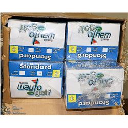 CASE WITH 4 SETS OF NEW WAY TO GOLF SIZE 3 RIGHT