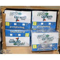 CASE WITH 4 SETS OF NEW WAY TO GOLF SIZE 3 RIGHT