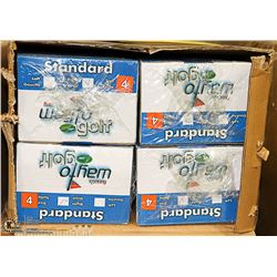 CASE WITH 4 SETS OF NEW WAY TO GOLF SIZE 4 RIGHT