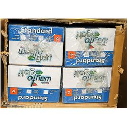 CASE WITH 4 SETS OF NEW WAY TO GOLF SIZE 4 RIGHT