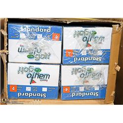 CASE WITH 4 SETS OF NEW WAY TO GOLF SIZE 4 RIGHT