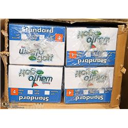 CASE WITH 4 SETS OF NEW WAY TO GOLF SIZE 4 RIGHT