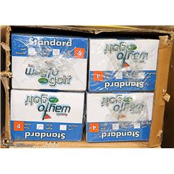 CASE WITH 4 SETS OF NEW WAY TO GOLF SIZE 4 RIGHT