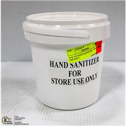PAIL OF HAND SANITIZER - STORE USE ONLY