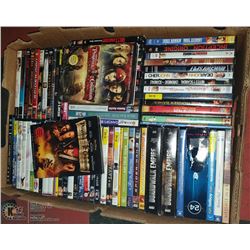 LARGE FLAT OF DVD'S