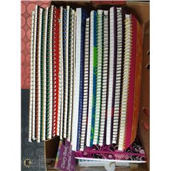 FLAT OF ASSORTER NEW NOTEBOOKS