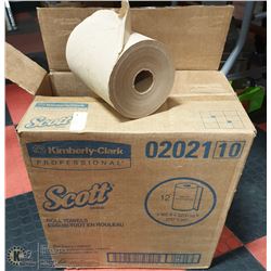 BOX OF 11 ROLLS OF SCOTT PAPER TOWEL