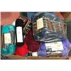Image 1 : BOX FULL OF ASSORTED KNITTING YARN AND CROCHETS