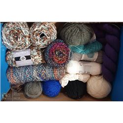 LARGE BOX OF WOOL