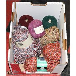 BOX OF WOOL