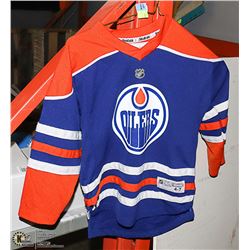 OILERS JERSEY ORANGE & BLUE 4-7 CHILD