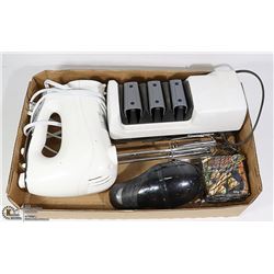 FLAT OF KITCHEN WARES. JAMIE OLIVER, KNIFE