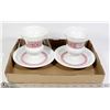 Image 1 : SET OF 2 VINTAGE HEINRICH W-GERMANY CUP AND SAUCER