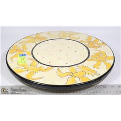 VINTAGE HAND DECORATED LAZY SUSAN  ART
