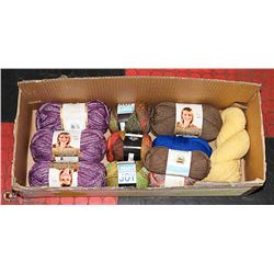 BOX OF WOOL