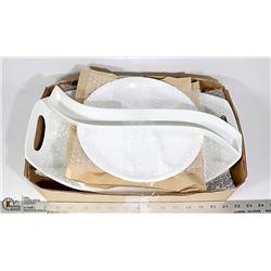 FLAT OF CORELLE PLATES & PLATTERS