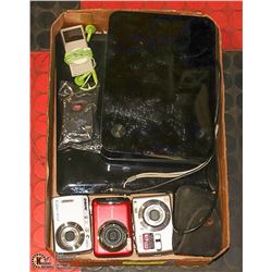 FLAT OF DIGITAL CAMERAS, IPOD, HDTV PVR AND