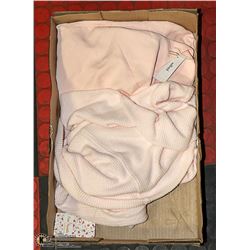 WILFRED LADY DRESS SIZE 6 WITH SHELL PINK SWEATER