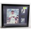 Image 1 : MICKEY MANTLE FRAMED MEMORABILIA PICTURE