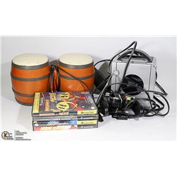 GAME CUBE W/ 4 GAMES AND CONTROLLER