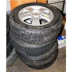 4 TIRES WITH RIMS - 215 / 65/ R16