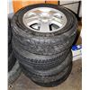 Image 1 : 4 TIRES WITH RIMS - 215 / 65/ R16
