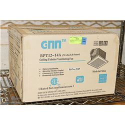 GNN MODEL BPT12-14A BATH FAN COMPLETE